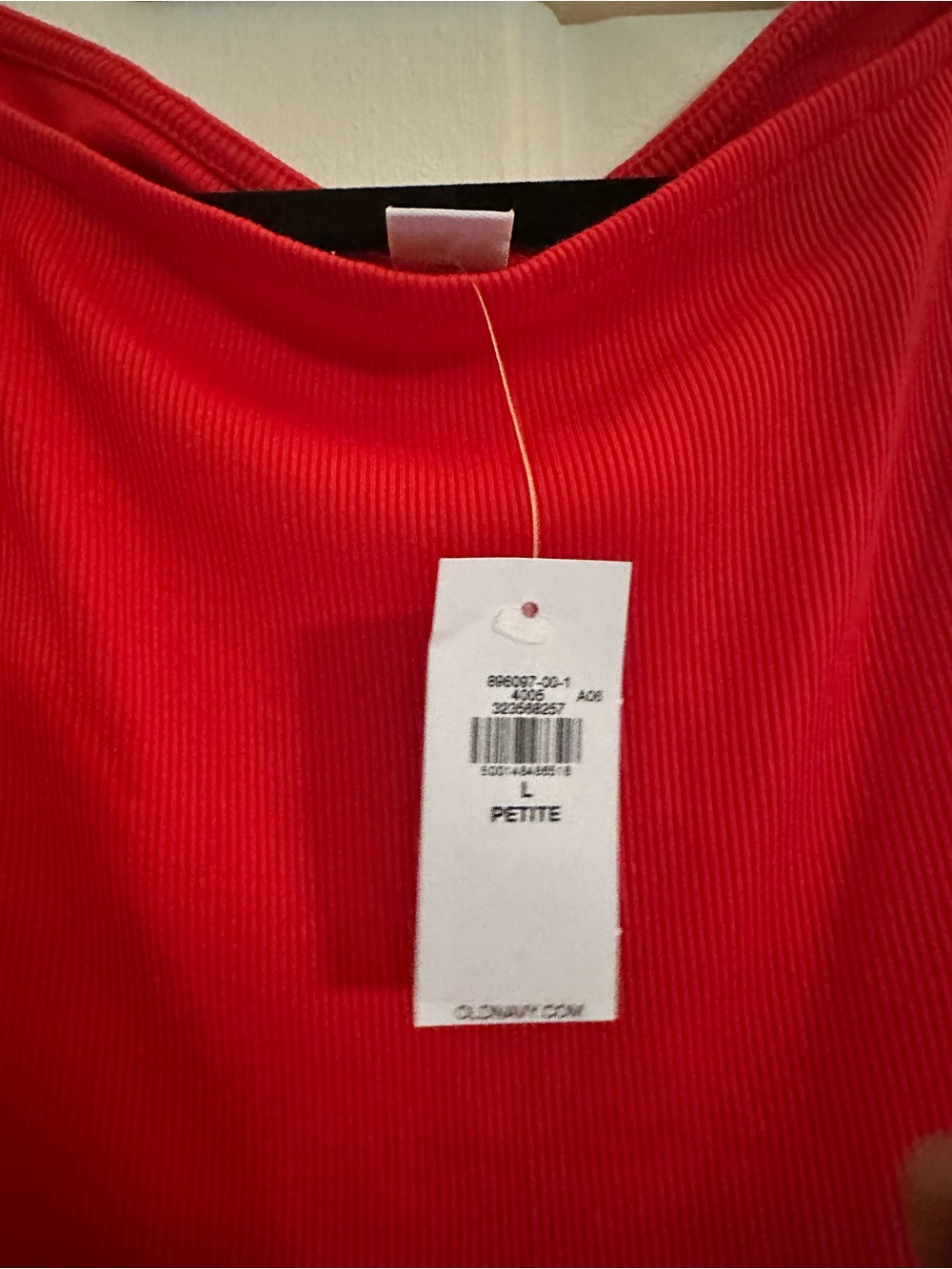 NWT Petite Large Old Navy Red Sleeveless Fit-and-Flare Mini Dress - Picture 3 of 4